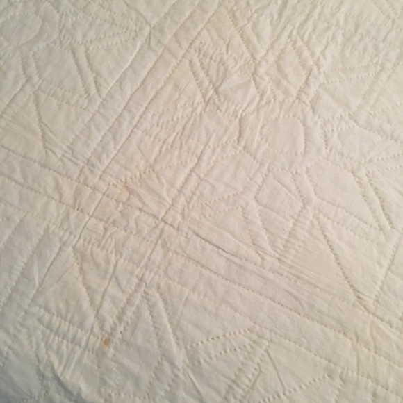 30's Antique Vintage Star / Sun Pattern Name Quilt - Picture 7 of 8